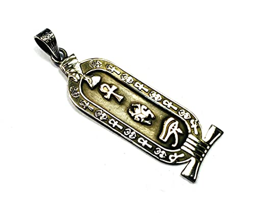 Egyptien Sterling Néfertiti Custom Cartouche Charm Pendentif Charme En Hiéroglyphes ou Arabe Ou Anglais - Fabriqué Par AYALZ - Jusqu'à (6 Caractères)
Avis,  Fiche Technique et Prix au Maroc