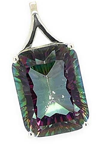 Pendentif en argent sterling massif 925 avec topaze mystique arc-en-ciel 8 carats 20 mm
Avis,  Fiche Technique et Prix au Maroc