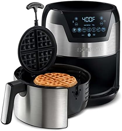 Gourmia GAFW598 Friteuse à air numérique 2 en 1-5 pintes + gaufrier
 Avis, Fiche Technique et Prix au Maroc
