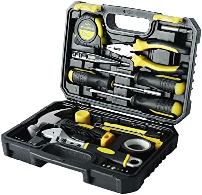 FASITE Tool Set, 24-Piece Home Repair Small Tool Kit, Household Hand Basic DIY Tool Box with Plastic Storage CaseAvis,  Fiche Technique et Prix au Maroc