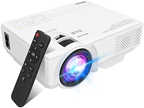 Upgraded Mini Projector, 7500 lumens Multimedia Home Theater Video Projector, Compatible with HDMI, USB, VGA, AV, Smartphone, Pad, TV Box, Laptop Fiche Technique et Prix au Maroc