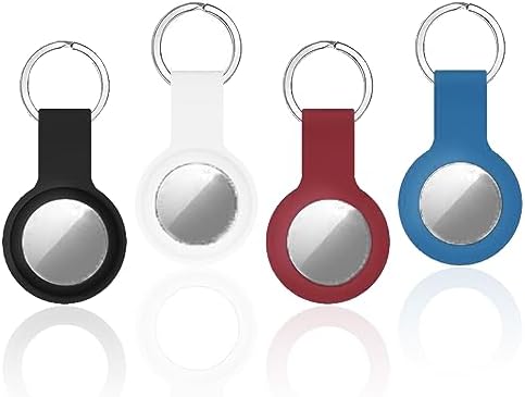 4 Pièce Étuis pour AirTag Étui de Protection en Silicone vec Anneau Porte Anti-Chute et Anti-Rayures Localisateur Tracker Housse Étui Anti-Rayures Portable pour Animaux Portefeuilles et Bagages
 Avis, Fiche Technique et Prix au Maroc