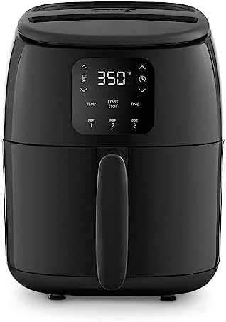 Friteuse à air numérique DASH Tasti-Crisp™ avec technologie AirCrisp, préréglages personnalisés, contrôle de la température et fonction d'arrêt automatique, 2,6 litres - Noir
 Avis, Fiche Technique et Prix au Maroc