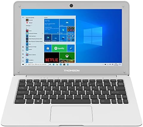 Ordinateur portable Thomson NEO 10, 10,1 pouces, Intel Atom, 4 Go de RAM, 64 Go de stockage eMMC, Windows 10 - Blanc RÉNOVÉ comme neuf
 Fiche Technique et Prix au Maroc