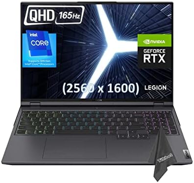 Ordinateur portable de jeu Lenovo 2022 Legion 5 Pro 16 po WQXGA (2 560 x 1 600) 165 Hz, Intel Core i7-12700H de 12e génération - NVIDIA GeForce RTX 3050Ti, Win 11 Home, avec chiffon (32 Go de RAM | SSD PCIe de 2 To)
 Fiche Technique et Prix au Maroc