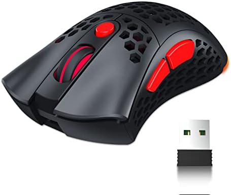 RAZEAK Wireless Gaming Mouse X33-10000 CPI - 2.4 G and USB C Wired Dual-Mode Gamer Mouse - Honeycomb Lightweight 6 Programmable Buttons Ergonomic RGB Mouse for PC/MAC/Xbox/PS5Avis,  Fiche Technique et Prix au Maroc