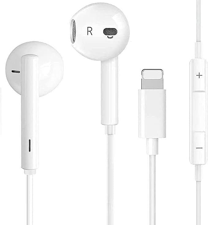 Écouteurs/Écouteur Insonorisé Réduction du Bruit Compatible avec iPhone, Casque Filaire avec Micro et Contrôle du Volume Compatible avec iPhone 14/14 Pro/13/12/12Pro/SE/11/11Pro Max/XS Max/X/XR/8/7
 Avis, Fiche Technique et Prix au Maroc