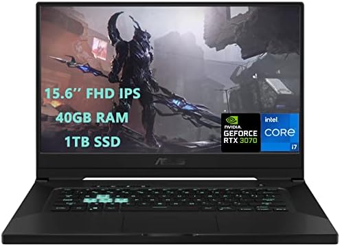 ASUS Gaming Laptop TUF pour ordinateur portable Gamer, version 2022 améliorée, 15,6" FHD 240 Hz, Intel 12ème Core i7-11370H, 40 Go de RAM, 1 To SSD, NVIDIA GeForce RTX 3070, clavier rétroéclairé, Windows 11, LIONEYE MP
 Fiche Technique et Prix au Maroc