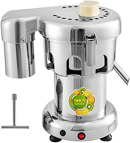 VBENLEM Commercial Juice Extractor Heavy Duty Juicer Aluminum Casting and Stainless Steel Constructed Centrifugal Juice Extractor Juicing both Fruit and Vegetable Avis, Fiche Technique et Prix au Maroc
