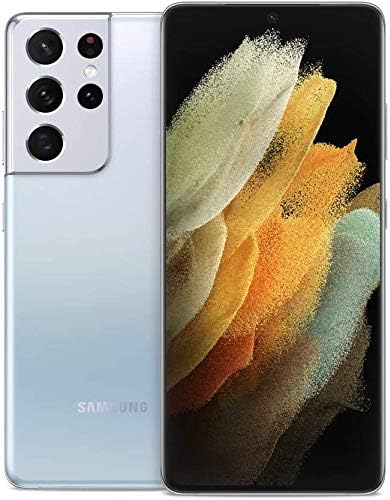 Samsung Galaxy S21 Ultra 5G |  Téléphone portable Android G998U |  Smartphone 5G version américaine |  Caméra de qualité professionnelle, vidéo 8K, haute résolution 108MP |  128 Go, Phantom Silver – Verizon verrouillé – (renouvelé)
 Fiche Technique et Prix au Maroc