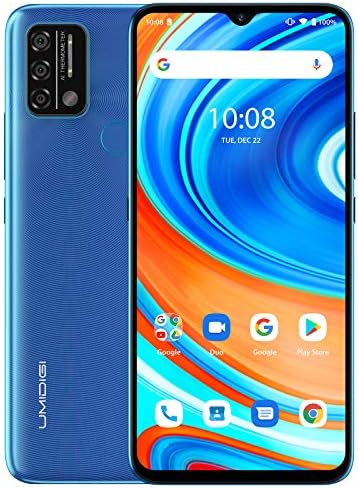 Téléphone portable UMIDIGI A9, smartphone entièrement débloqué de 64 Go, batterie de 5150 mAh, téléphone Android avec plein écran HD+ de 6,53 pouces et triple caméra AI de 13 MP.
 Fiche Technique et Prix au Maroc
