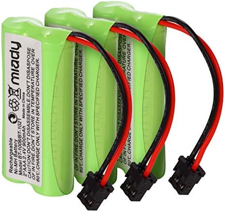 Miady 2,4 V 2 AAA 900 mAh Ni-MH Batterie de téléphone domestique sans fil pour Uniden BT1008 BT-1008 BT1016 BT-1016 BT1021 BT-1021 AVEC 43-269 WX12077 Sanyo CAS-D6325 CASD6325 Lenmar CBBT1008 CB-BT1008 (lot de 3)
 Fiche Technique et Prix au Maroc