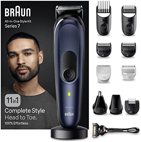 Braun Tondeuse Tout-En-Un Series 7 MGK7450, 11-en-1 Kit Pour Barbe, Cheveux, Corps & Bien Plus
 Avis, Fiche Technique et Prix au Maroc