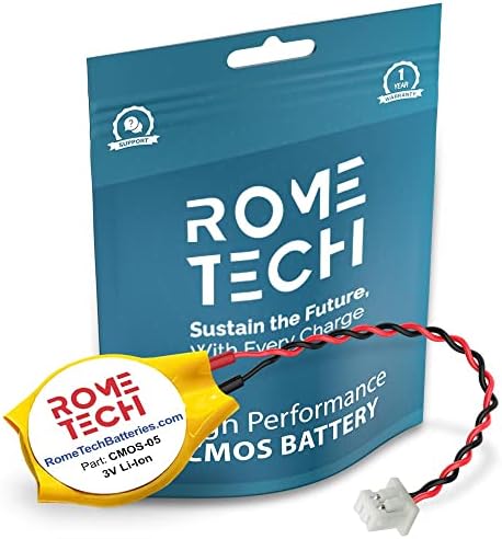 Rome Tech Batterie CMOS pour Dell Alienware M11x / Dell Alienware M11x R2 / Dell Alienware M11x R3 / Dell Alienware M14x / Dell Alienware M14x R2 – Sauvegarde BIOS RTC 3 V CR2032 avec câble 2 broches 2 fils
 Fiche Technique et Prix au Maroc