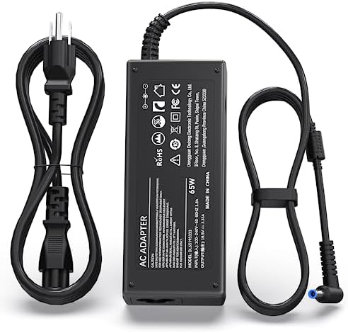 Adaptateur de chargeur pour ordinateur portable 65 W pour HP EliteBook 820 840 850 G3 G4 G5 G6 / 725 745 755 G3 G4 G5 G6 ProBook 640 650 G2 G3 G4 430 440 455 450 G3 G4 G5 G6 Folio 1040 1030 1020 G1 G2 G3 Cordon d'alimentation
 Fiche Technique et Prix au Maroc