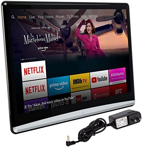 Car Tvs for Back Seat,2G+32G Headrest Monitor Tablet with 12.4" Touch Screen,Portable TV Headrest Video Player for Camping,Support 4K/WiFi/Bluetooth/HDMI in/Out/USB/FM Fiche Technique et Prix au Maroc