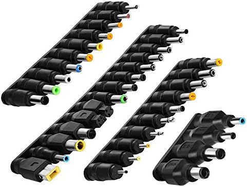 Aceyoon Kits d'adaptateur d'alimentation CC pour ordinateur portable 38 pièces universels 5,5 mm x 2,1 mm Adaptateur d'alimentation CC AC Embouts Connecteur pour Thinkpad Alimentation Plug Jack Sets
 Fiche Technique et Prix au Maroc