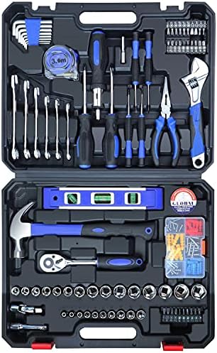 jar-owl 146 Piece Tool Kit, Drive Socket Set Auto Repair Tool Combination Mixed Tool Set, General Household Hand Tool Kits with Plastic Toolbox Storage Case Avis, Fiche Technique et Prix au Maroc