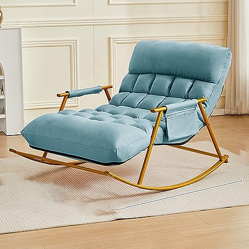 YNAYGDIUGD Chaise de lecture confortable, chaise à bascule, chaise longue moderne pour balcon rembourré, chaise à bascule respirante pour chambre à coucher, pour plage, cour, balcon (couleur : bronze, taille : A)
Avis,  Fiche Technique et Prix au Maroc