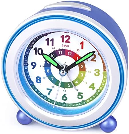 Juboos Réveil pour Enfant,Réveil De Voyage, Petit Réveil à Quartz De Voyage Léger, Réveil Analogique Silencieux Non Répétant avec Snooze Et Lumière, Alarme Sonore Croissante, Facile à Régler, à Piles
 Avis, Fiche Technique et Prix au Maroc