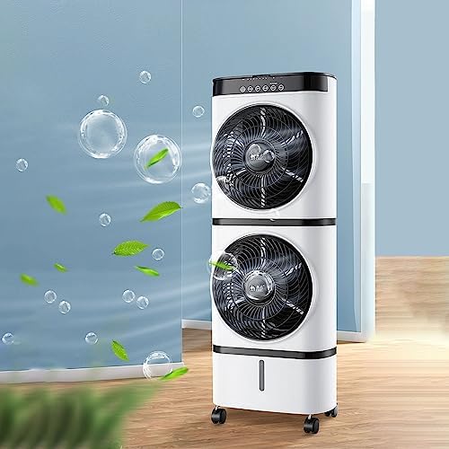 Climatiseur portable, refroidisseur d'air 3 en 1, refroidisseur d'air double turbo, conduit d'air optimisé, déplacement silencieux, unité de climatisation pour chambre à coucher, économie d'énergie, économie d'énergie, convient pour chambre à coucher, bureau, camping-car.
 Avis, Fiche Technique et Prix au Maroc