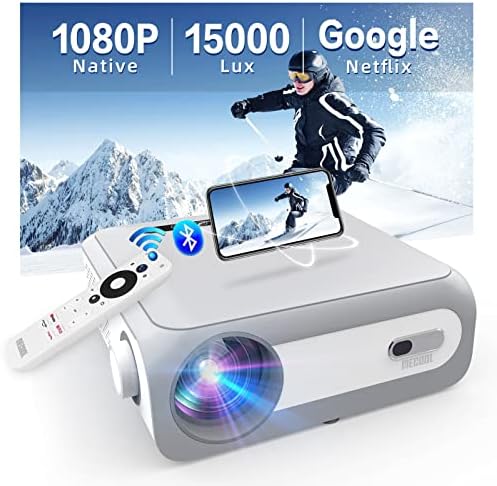 Movie Projector, MECOOL KP1 Smart Video Projector with TV Stick 15000Lux Full HDR 4K Native 1080P,5G WiFi, 240" Display, Built-in Google Assistant Netflix YouTube Prime Video Chromecast Home Theater Fiche Technique et Prix au Maroc