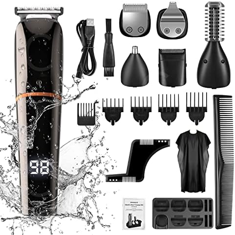 YOHOOLYO Tondeuse à Cheveux Barbe Tondeuse Cheveux Hommes Professionnel Sans Fil Rechargeable Ecran LCD avec 6 Têtes de Lame et 6 Sabots pour Enfants Adultes Personnes Âgées Salon
 Avis, Fiche Technique et Prix au Maroc
