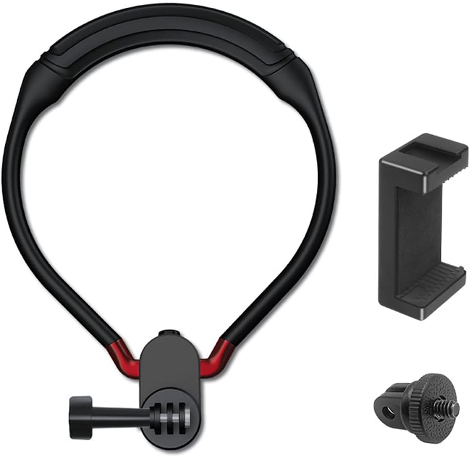 ALILUSSO Support de cou pour selfie amélioré pour GoPro Max Hero 11 10 9 8 7, téléphone, OSMO Action, Xiaoyi 4K et caméras d'action, support de cou flexible et pliable en silicone, confortable à porter
 Fiche Technique et Prix au Maroc