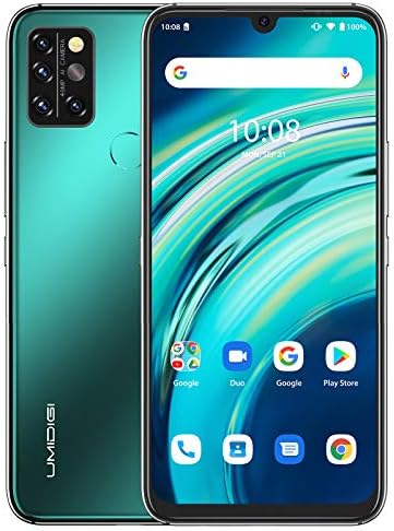 UMIDIGI A9 Pro Téléphone portable (8 Go + 128 Go), 6,3" FHD+ Smartphone débloqué plein écran avec batterie 4150 mAh + caméra quadruple AI 48 MP – LTE double SIM 4G Android 11 (8 + 128 G, vert forêt)
 Fiche Technique et Prix au Maroc