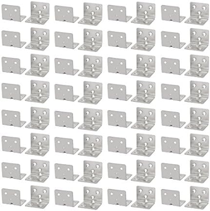 Aexit Supports à angle droit en acier inoxydable à 6 trous de 31 mm x 31 mm x 38 mm, 80 pièces (b0e9583c0f1bca55286dbcef82ace0e3)
 Fiche Technique et Prix au Maroc