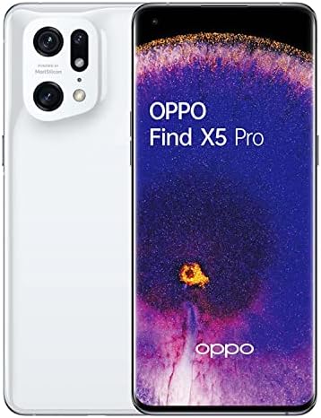 Oppo Find X5 Pro 5G Dual 256 Go ROM 12 Go RAM débloqué en usine (GSM uniquement | Pas de CDMA - non compatible avec Verizon/Sprint) Version chinoise |  Aucun téléphone portable installé sur Google Play - Blanc
 Fiche Technique et Prix au Maroc