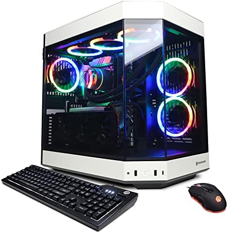 CyberPowerPC Gamer Xtreme VR PC de jeu Intel Core i9-13900KF 3,0 GHz, GeForce RTX 4070 Ti 12 Go, 16 Go DDR5, SSD NVMe PCIe 1 To, compatible WiFi et Windows 11 Home (GXiVR8080A34), blanc
 Fiche Technique et Prix au Maroc