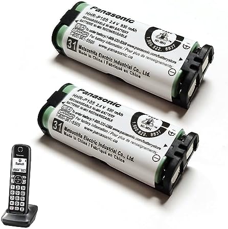 JAPUSOON 2PACK HHR-P105 2.4V 830mAh batterie téléphone sans fil NI-MH AAA batterie Rechargeable pour batterie de remplacement Panasonic
 Fiche Technique et Prix au Maroc
