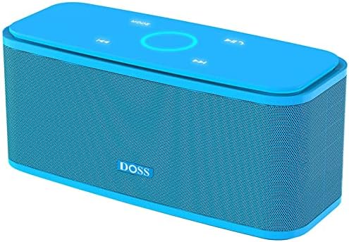 DOSS Enceinte Bluetooth 12W, SoundBox Haut-Parleur Bluetooth sans Fil Portable,Commande Tactile et Définition Stéréo, 12 Heures d’Autonomie en Lecture,Mains Libres Téléphone, Carte TF Support.- Bleu
 Avis, Fiche Technique et Prix au Maroc