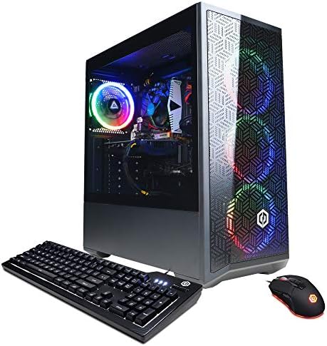 CYBERPOWERPC Gamer Xtreme VR PC de jeu, Intel Core i5-11400F 2,6 GHz, GeForce RTX 3050 8 Go, 8 Go DDR4, 500 Go PCI-E NVMe SSD, WiFi Ready & Win 11 Home (GXiVR8060A12), noir
 Fiche Technique et Prix au Maroc