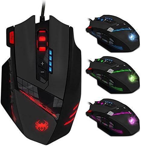 Souris de jeu C12 à 12 boutons programmables, réglage Laser à Double vitesse AFUNTA, souris 8000DPI, prise en charge d'un commutateur à 4 niveaux
Avis,  Fiche Technique et Prix au Maroc