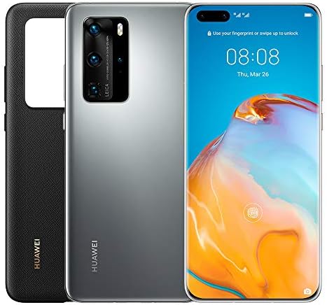 Huawei P40 Pro 5G ELS-NX9 256 Go 8 Go de RAM sans Google Play Version internationale - Silver Frost
 Fiche Technique et Prix au Maroc