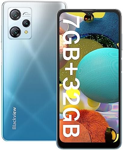 Blackview Téléphones portables débloqués A53, 7 Go + 32 Go 1 To TF, batterie 5080 mAh + OTG, Android 12, 6,52 pouces HD+, 4G double SIM, Face ID, GPS, appareil photo 12 MP, prise 3,5 mm, smartphone Android débloqué | Bleu…
 Fiche Technique et Prix au Maroc