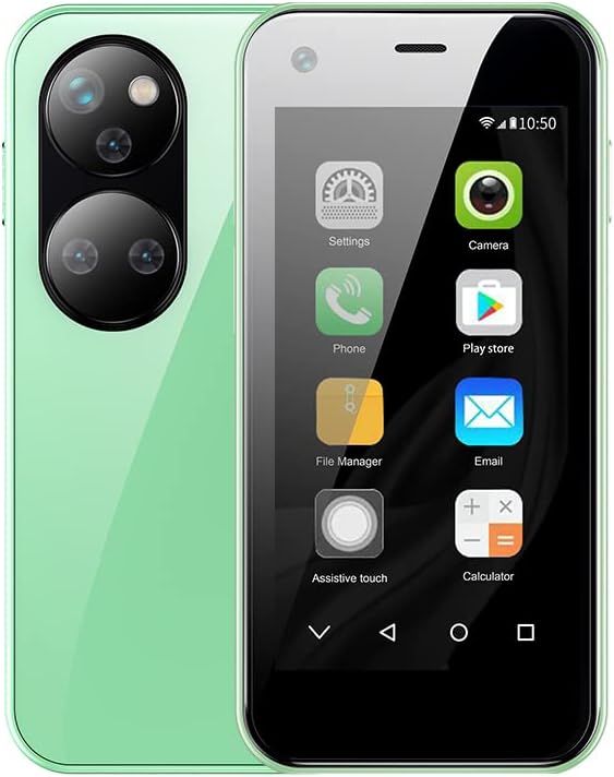 Super petit mini smartphone réseau 3G 2,5 pouces mini téléphone le plus petit téléphone portable au monde débloqué téléphone portable de poche pour enfants (vert)
 Fiche Technique et Prix au Maroc