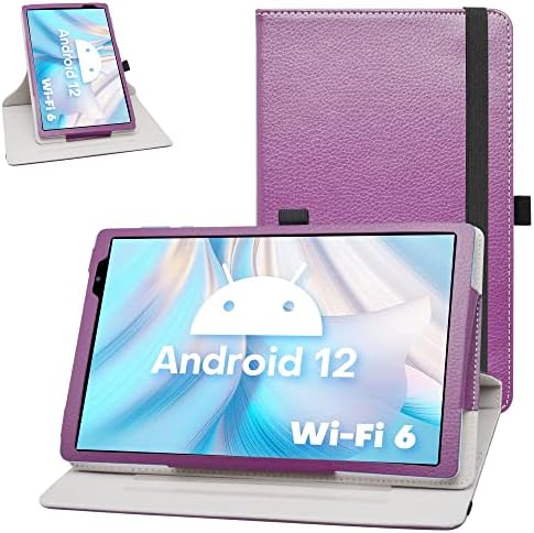 Bige pour TECLAST P25T Étui rotatif, support rotatif à 360 degrés avec joli motif pour tablette TECLAST 10" 2023 P25T Android 12, violet
 Fiche Technique et Prix au Maroc