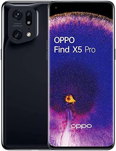 Oppo Find X5 PRO CPH2305 5G Dual 256 Go 12 Go de RAM débloqué en usine (GSM uniquement | Pas de CDMA - non compatible avec Verizon/Sprint) Version mondiale - Noir glacé
 Fiche Technique et Prix au Maroc