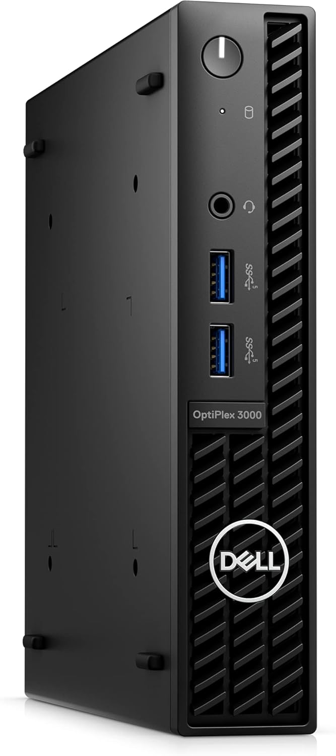 Ordinateur de bureau micro tour Dell Optiplex 3000 3000 (2022) |  SSD Core i5-512 Go - 16 Go de RAM |  6 cœurs à 4,4 GHz – Processeur Win 10 Pro de 12e génération (renouvelé)
 Fiche Technique et Prix au Maroc