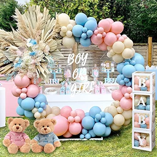 Décorations de fête DIY pour révéler le genre – Kit d'arche de ballons roses et bleus 176 pièces, boîte pour bébé avec lettres (bébé) pour décoration de révélation du sexe de bébé, fournitures de fête, fête prénatale garçon ou fille, toile de fond générique
Avis, Fiche Technique et Prix au Maroc