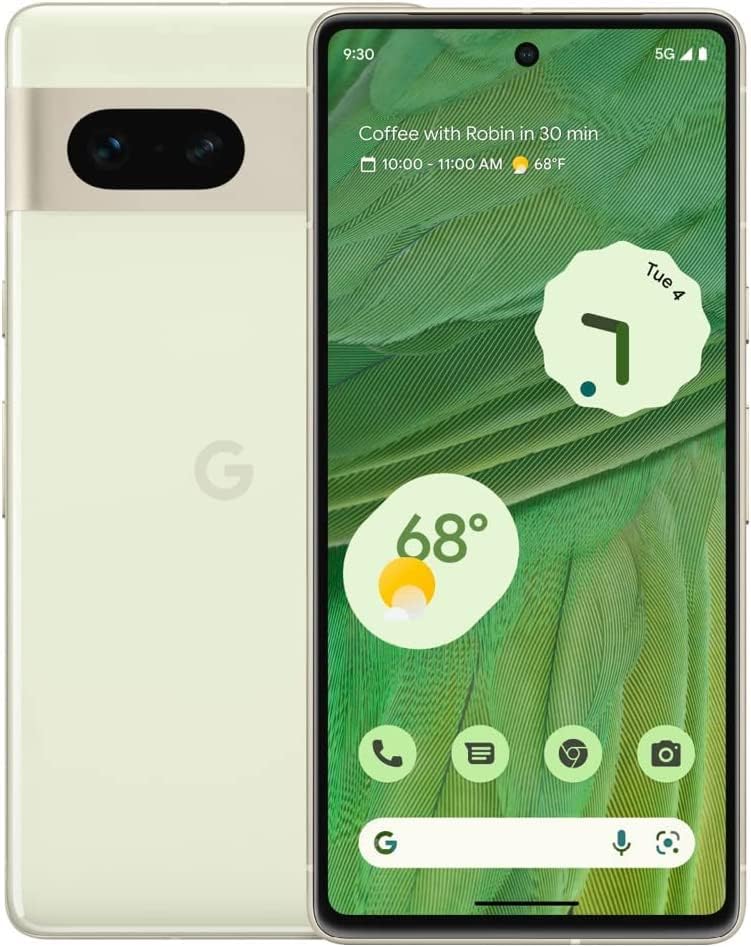 Google Pixel 7 5G 128 Go 8 Go de RAM Batterie 24 heures déverrouillée en usine pour tous les opérateurs Version mondiale - Citronnelle
 Fiche Technique et Prix au Maroc