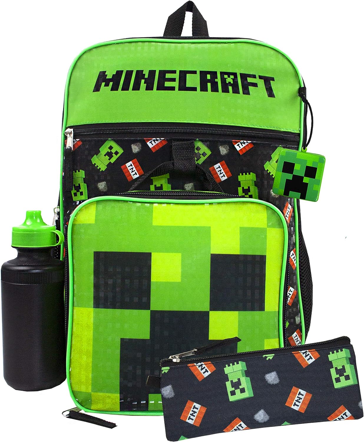 Minecraft Boy's Schoolbag Set, Black, One SizeAvis, Fiche Technique et Prix au Maroc