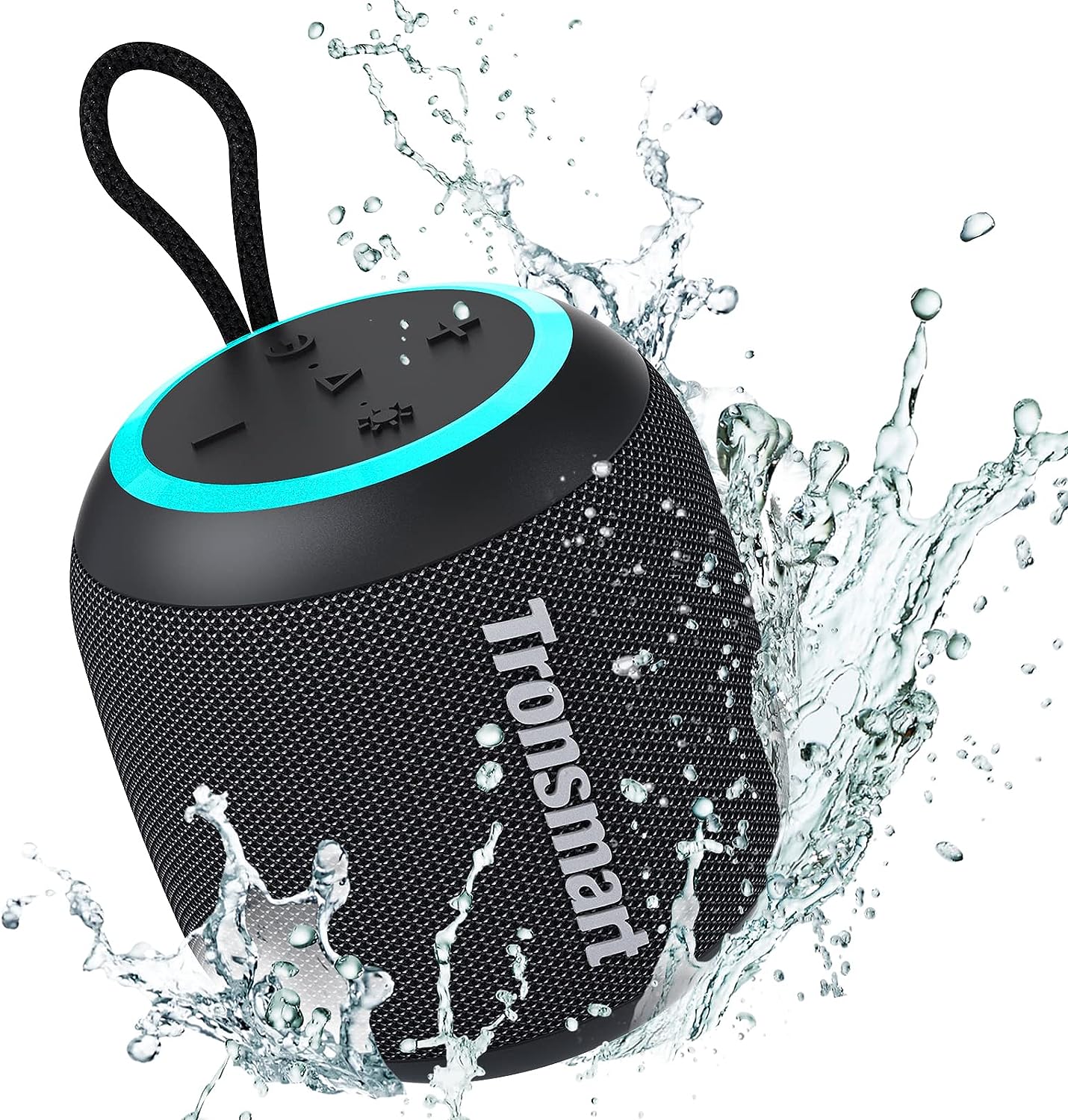 Enceinte Bluetooth Douche IP7 étanche - Ventouse Puissante - Lumière LED - 8h Autonomie - Avec Micro Pour Appels