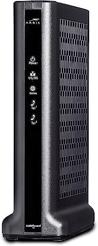 ARRIS Surfboard T25 DOCSIS 3.1 Modem câble Gigabit |  Comcast Xfinity Internet et voix |  Deux ports 1 Gbit/s |  2 ports de téléphonie |  800 Mbps maximum, forfaits Xfinity |  Garantie 1 an |  Remis à neuf
 Avis, Fiche Technique et Prix au Maroc