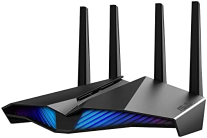 ASUS RT-AX82U AX5400 Routeur de jeu WiFi 6 double bande, accélération du jeu, prise en charge WiFi maillé, port de jeu dédié, boost de jeu mobile, MU-MIMO, Aura RGB (renouvelé)
 Avis, Fiche Technique et Prix au Maroc