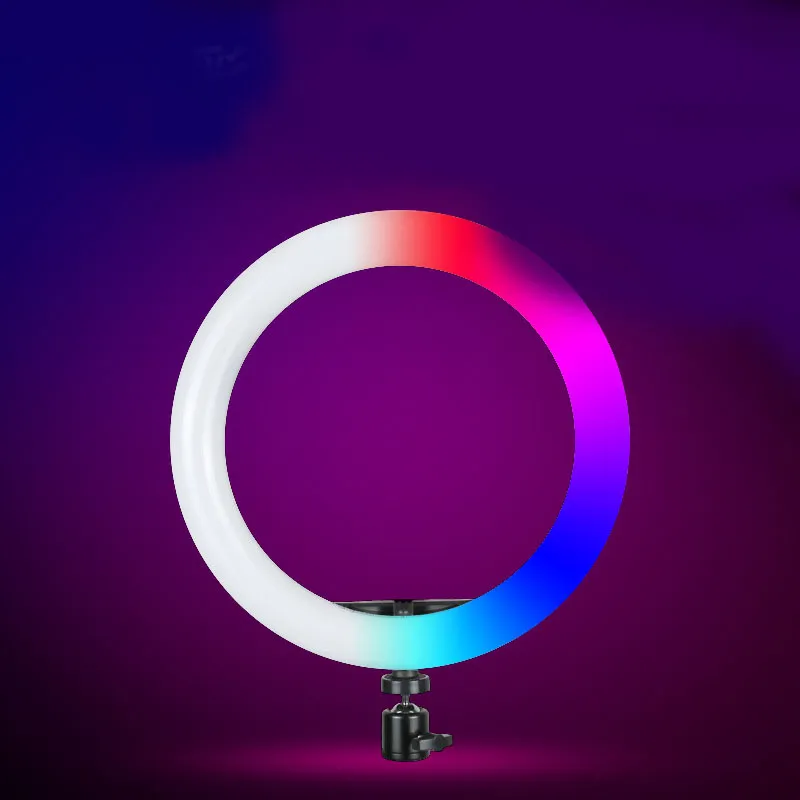 CPYP outube Video Photographic mj26 10 inch RGB Selfie Led Ring Light hoops With Tripod Stand