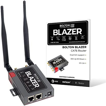Blazer technique Bolton |  Routeur cellulaire portable 4G LTE CAT6 WiFi 6 |  Vitesses jusqu'à 1,2 Gbit/s pour Verizon, T-Mobile, AT&T
 Avis, Fiche Technique et Prix au Maroc